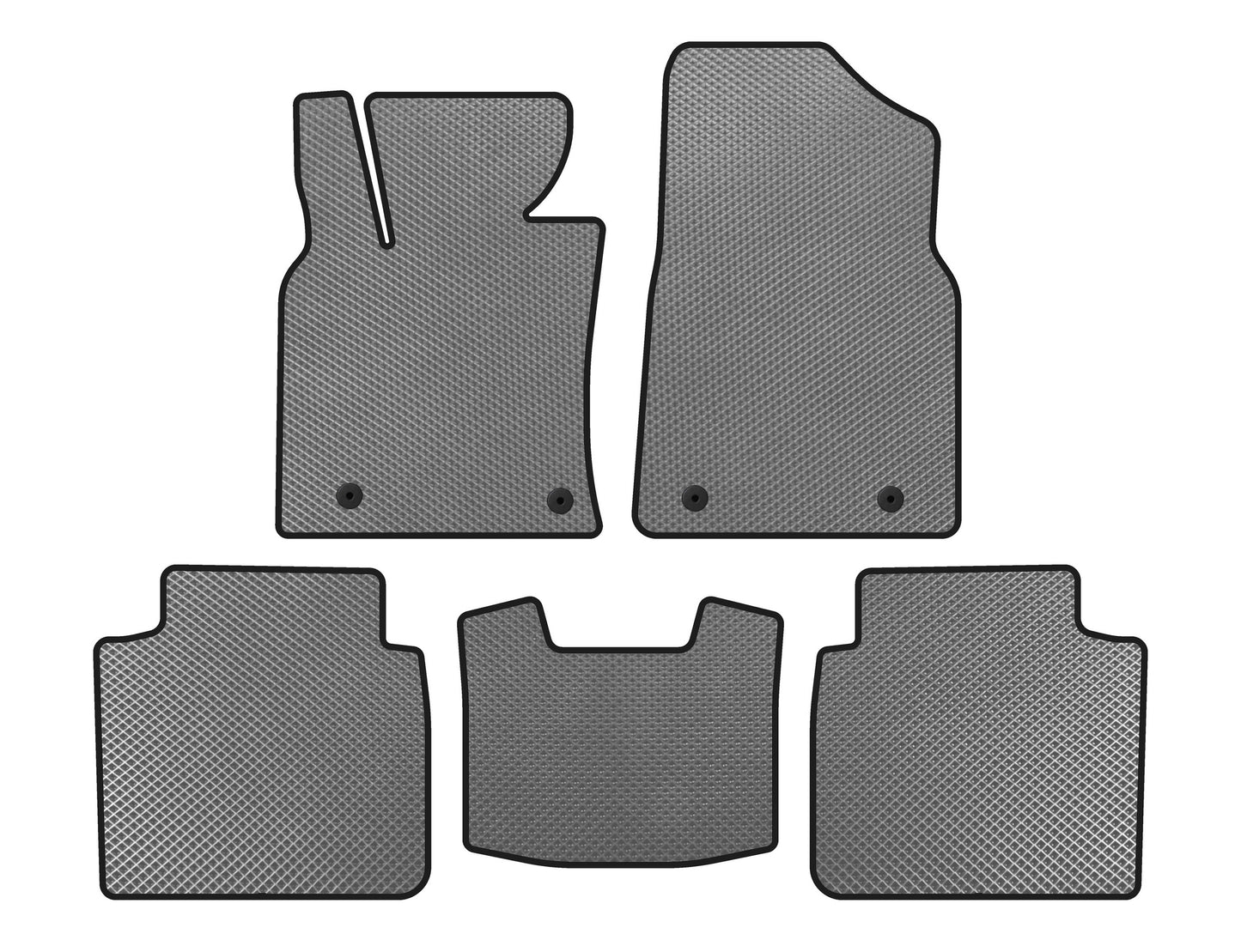 EVA Floor Mats (SD, Gray) for Lexus ES 2018- - image 1