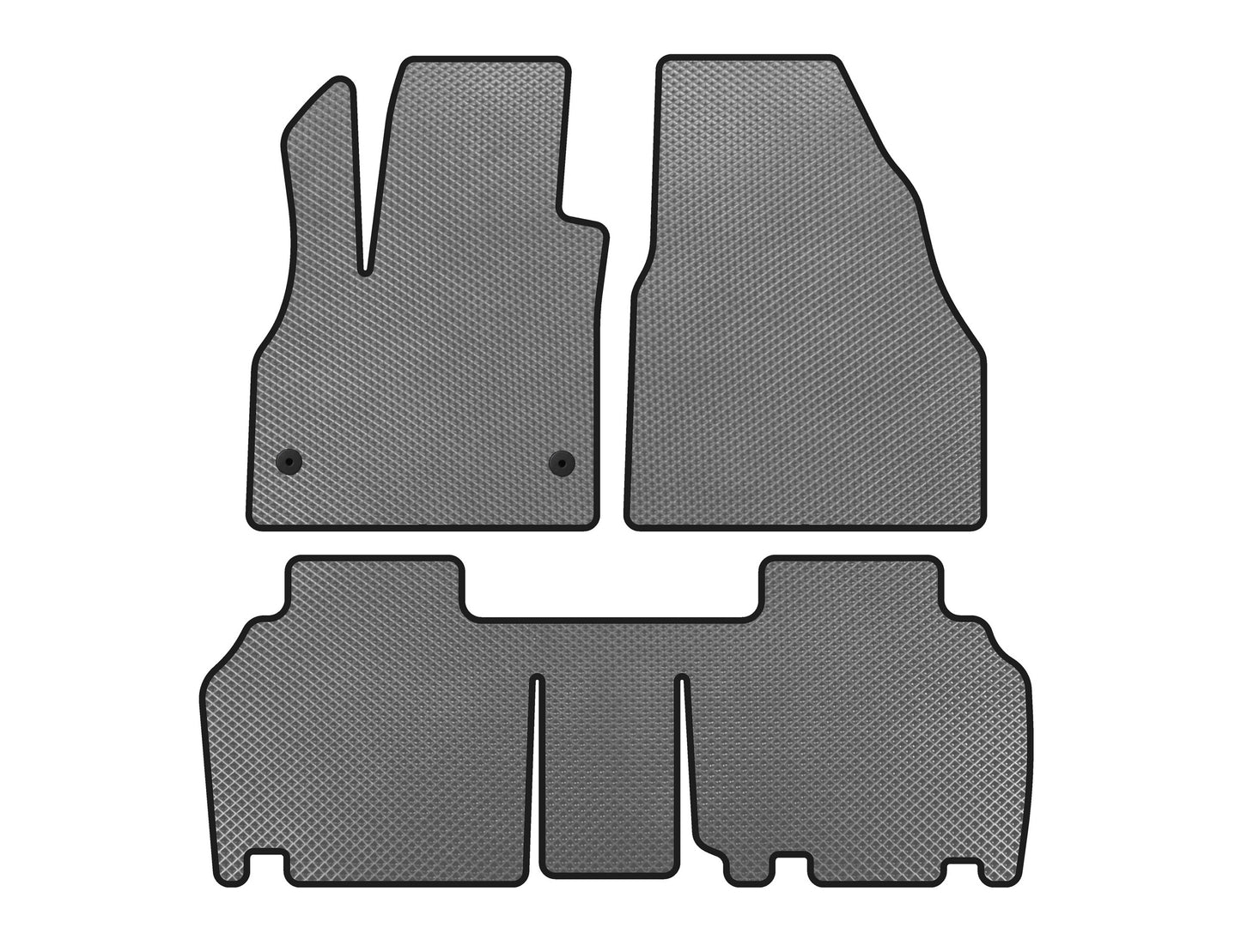 EVA Floor Mats (2 Rows, 5-Door/7-Seater, Grey) for Renault Kangoo 2008-2020 - image 1