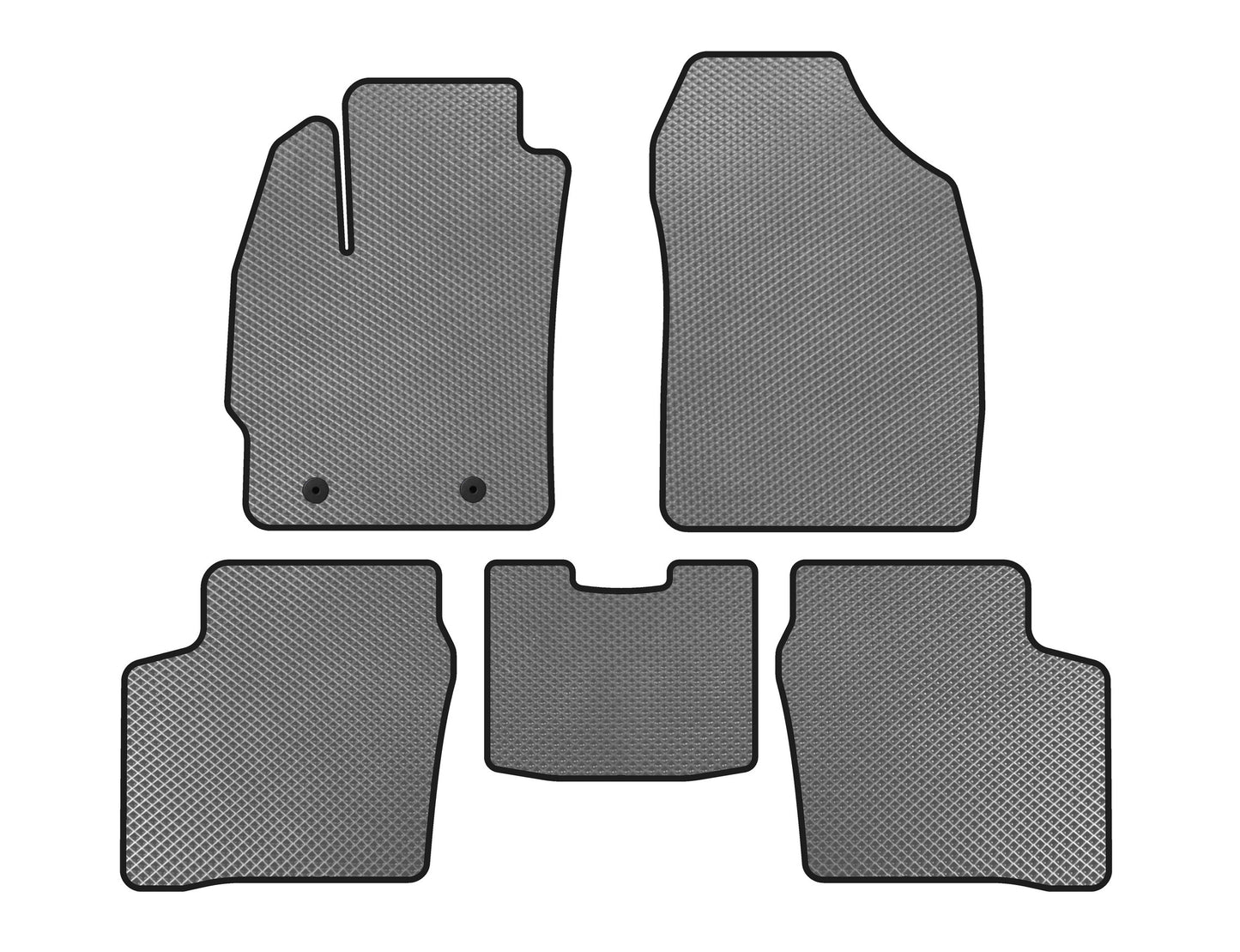 EVA Floor Mats (LB, Gray) for Toyota Prius 2003-2009 - image 1