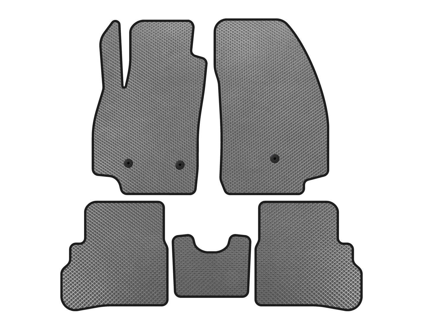 EVA Mats (2018-2023, Gray) for Chevrolet Spark 2015-2023 - image 1