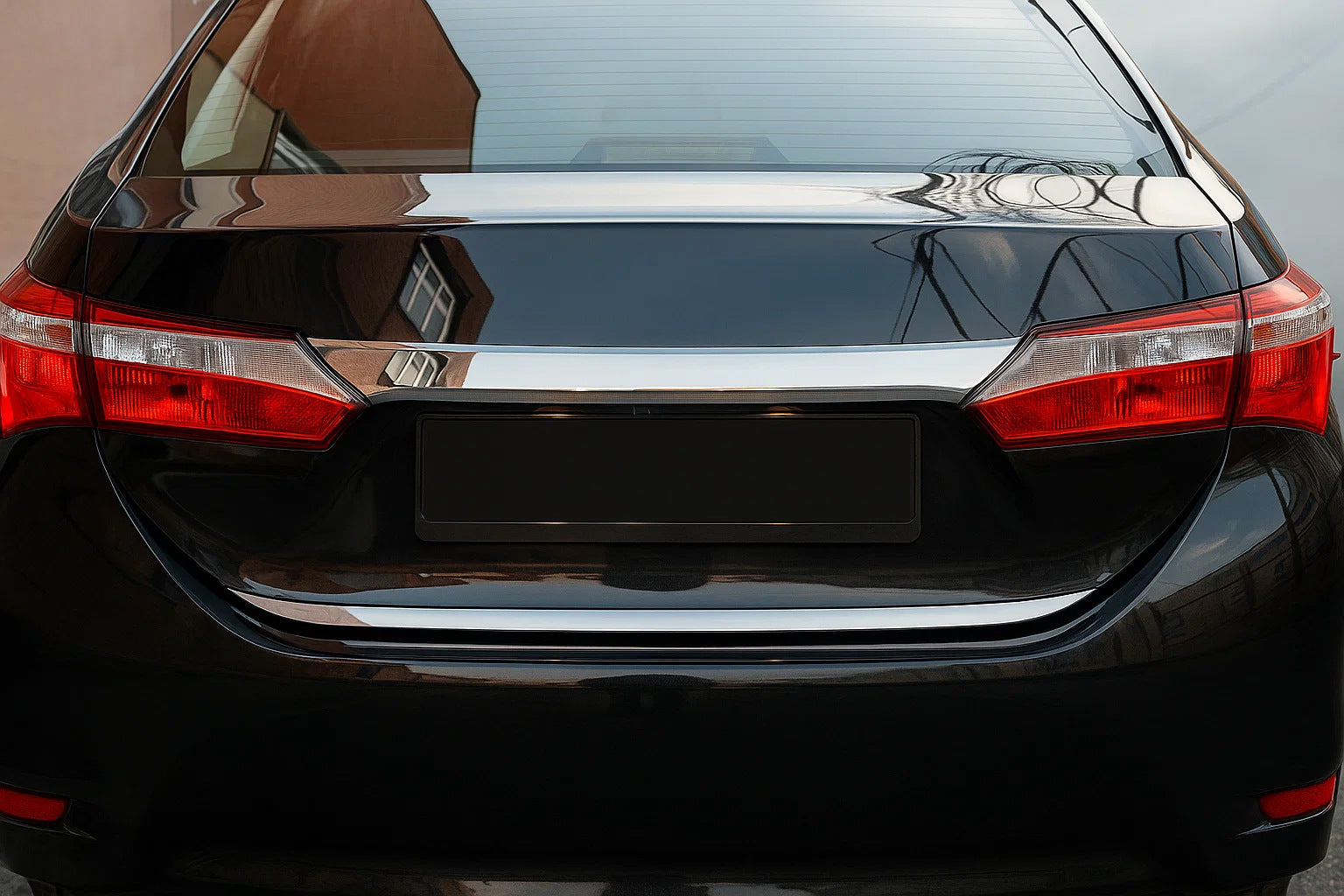 Trunk trim stainless steel for Toyota Corolla 2013-2019 - image 1