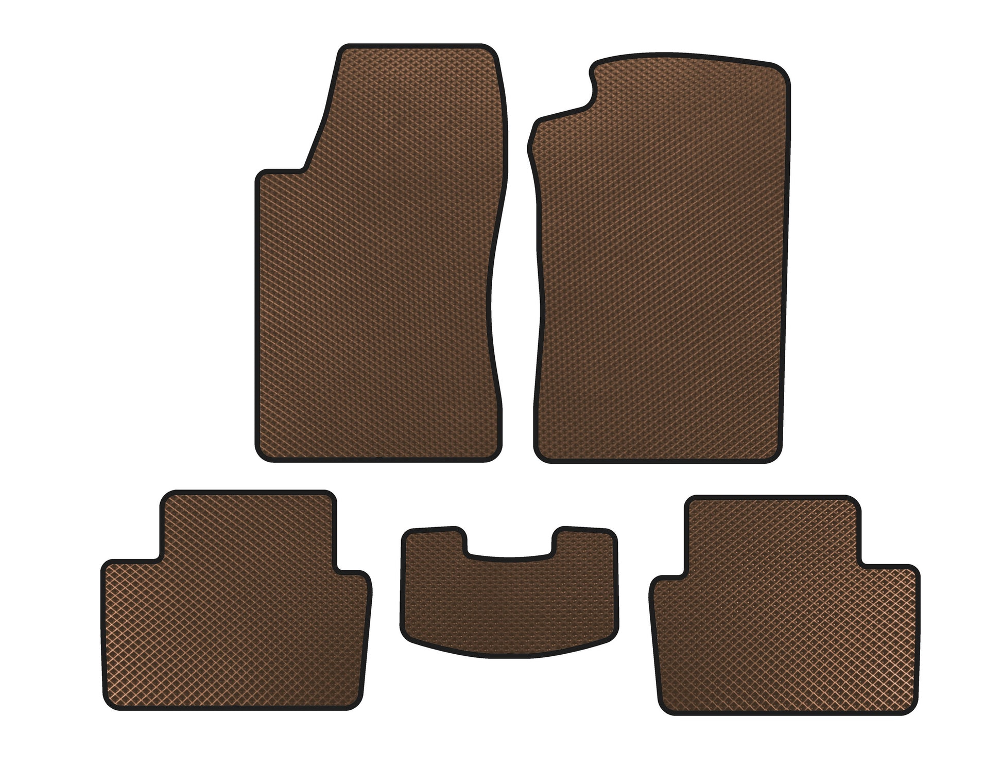 EVA Floor Mats (LB, Brown) for Opel Vectra B 1995-2002 - image 1