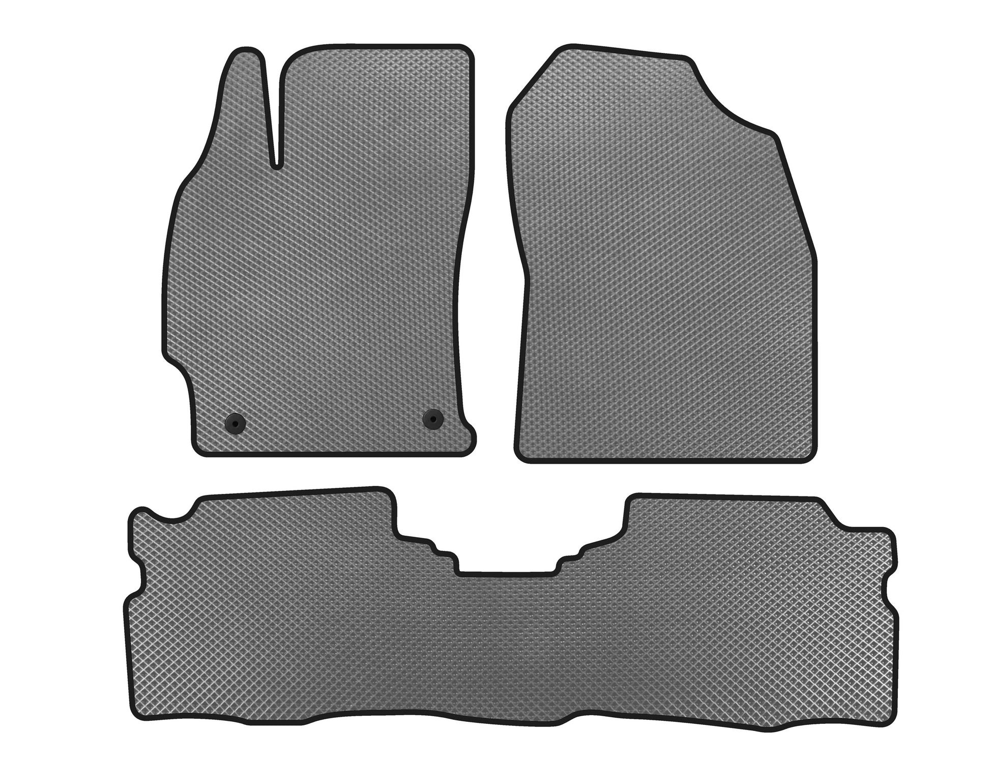 EVA Floor Mats (LB, Hybrid, Gray) for Toyota Prius 2015-2022 - image 1