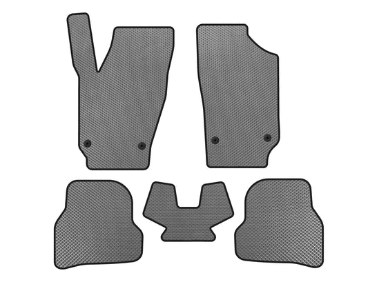 EVA Floor Mats (2010-2012, HB, 5-Door, Gray) for Seat Ibiza 2010-2017 - image 1