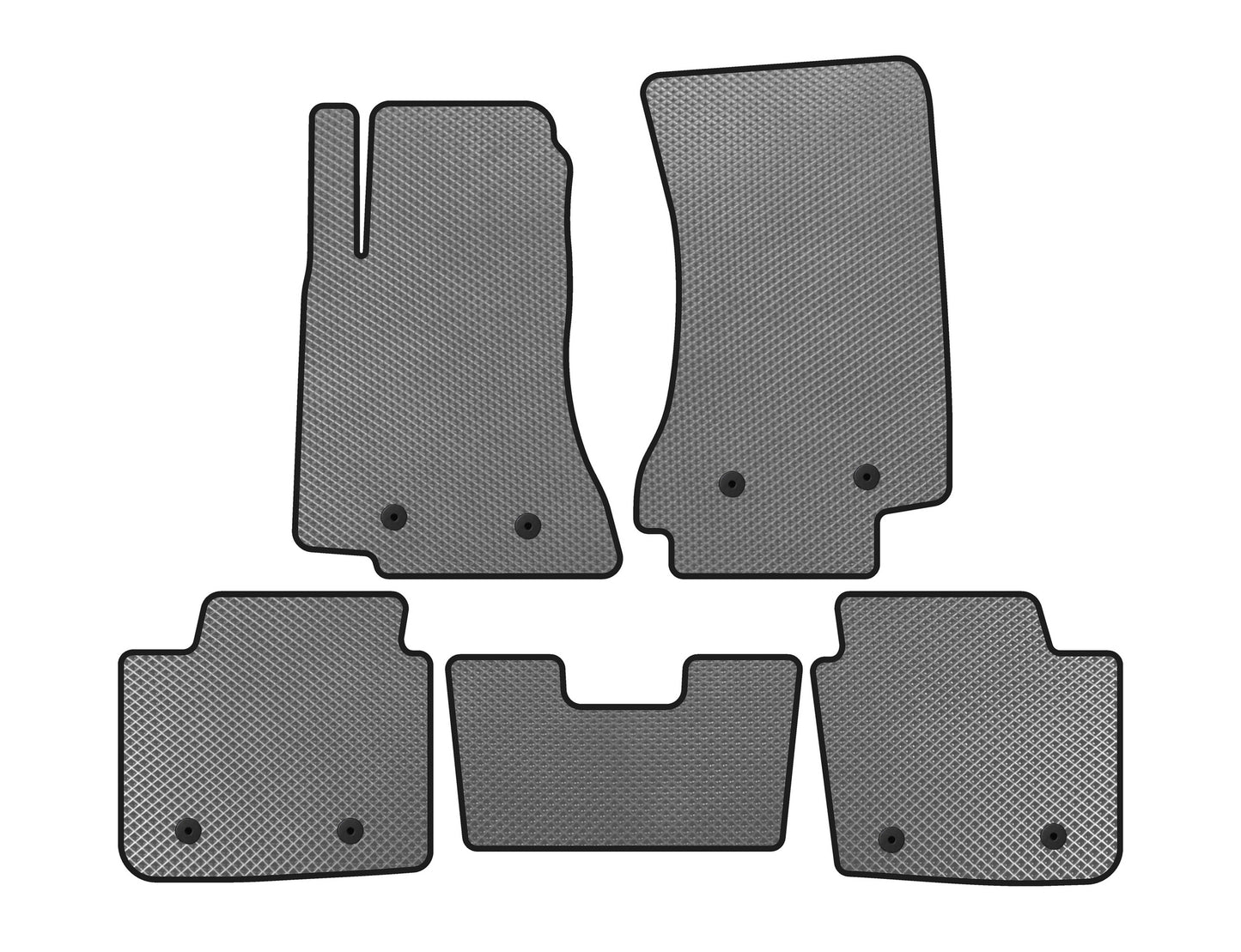 EVA Floor Mats (SD, Gray) for Opel Omega B 1994-2003 - image 1
