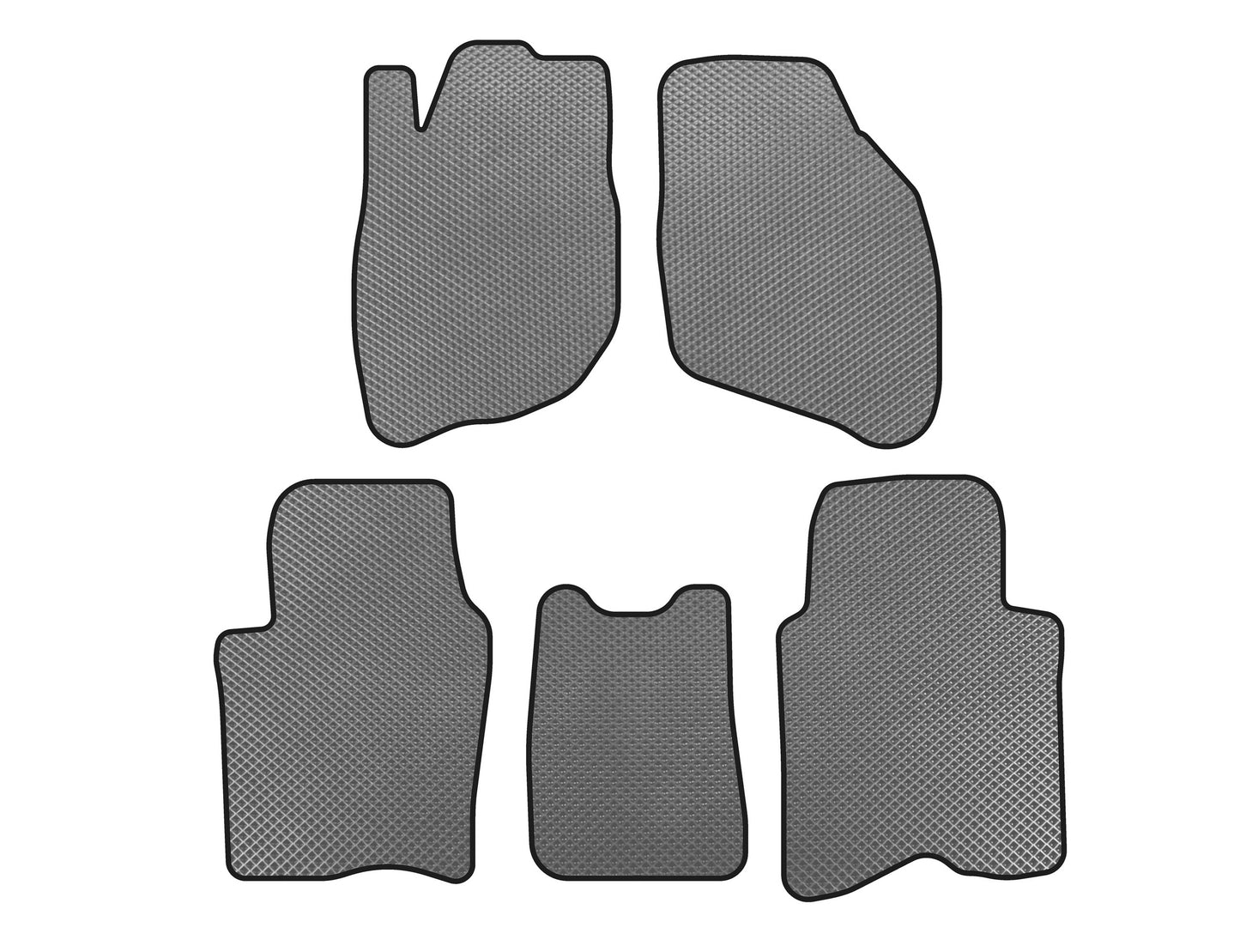 EVA Floor Mats (SD, Gray) for Honda City 2002-2008 - image 1