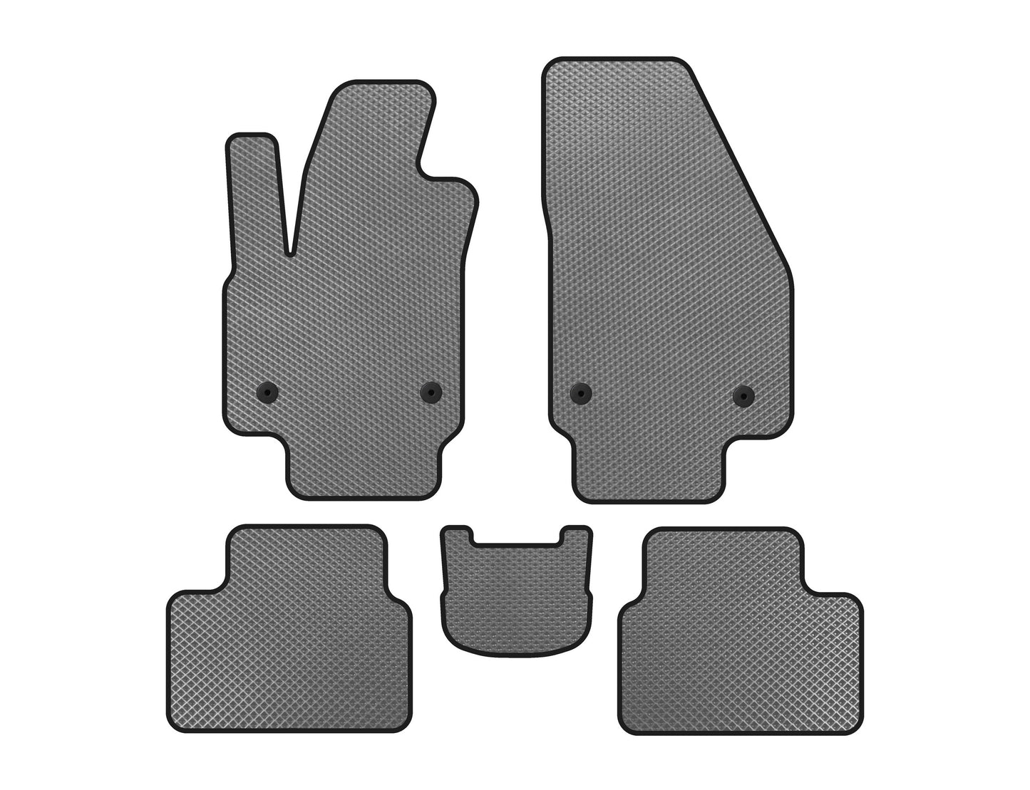 EVA Floor Mats (Gray) for Opel Meriva 2010-2017 - image 1