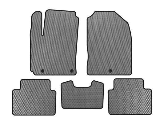 EVA floor mats (2017-2020, Petrol, Gray) for Hyundai Kona 2017-2023 - image 1