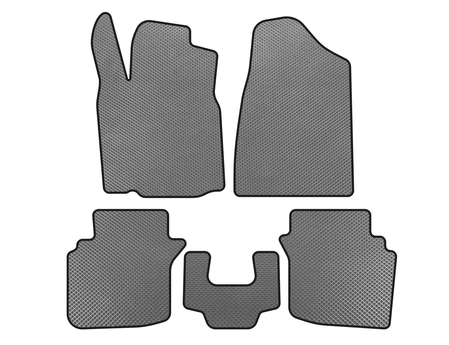 EVA Floor Mats (2004-2006, Gray) for Chrysler Sebring II 2001-2006 - image 1