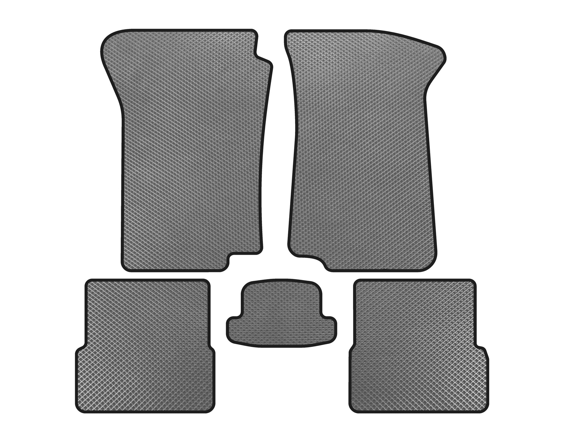 EVA Floor Mats (Gray) for Volkswagen Golf 2 1983-1992 - image 1