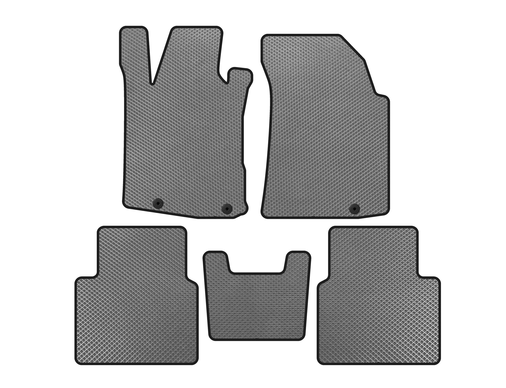 EVA Floor Mats (SD, Gray) for Nissan Maxima 2015-2023 - image 1