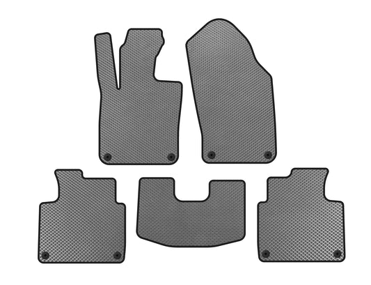 EVA Floor Mats (SD, Short Wheelbase, Gray) for Volvo S90/V90 2016- - image 1