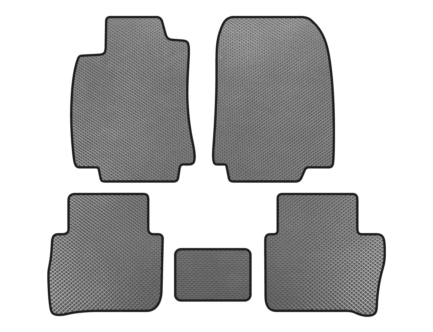 EVA Floor Mats (HB, Gray) for Nissan Tiida 2011-2014 - image 1