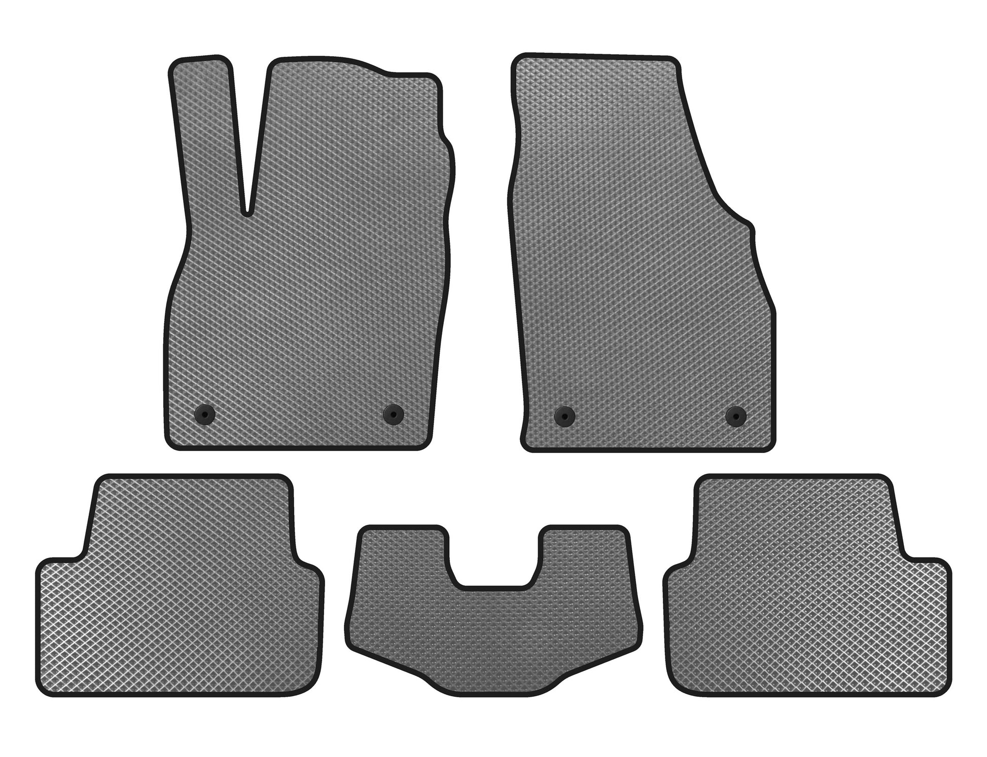 EVA Floor Mats (HB, Gray) for Volkswagen Polo 2017- - image 1