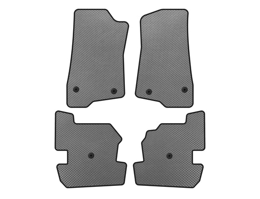 EVA Floor Mats (Gray) for Jeep Wrangler 2018- - image 1