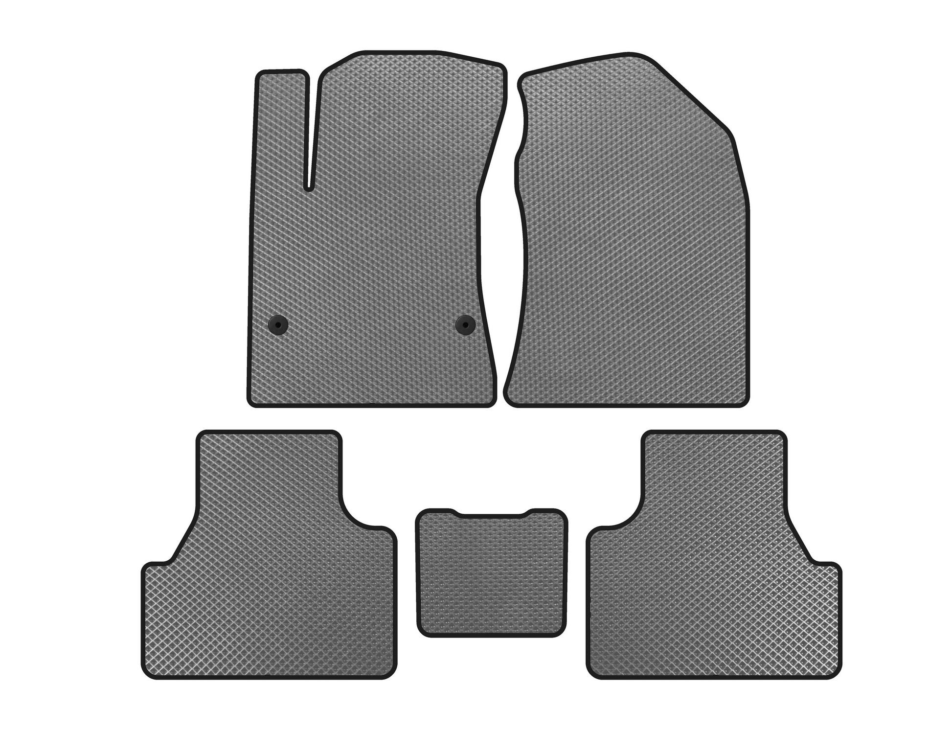 EVA Floor Mats V2 (Electric, Gray) for Hyundai Kona 2017-2023 - image 1
