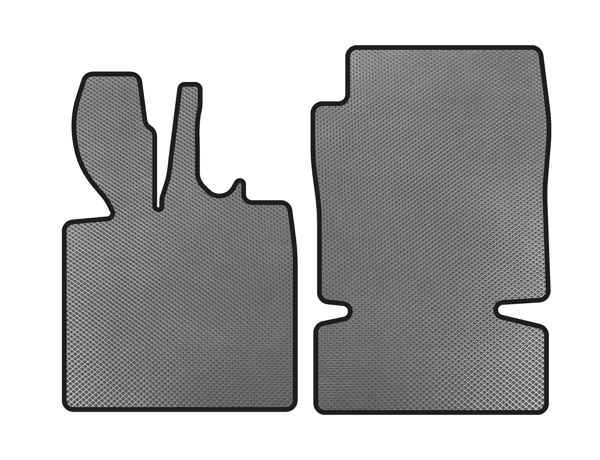 EVA floor mats (2003-2007, Coupe, Gray) for Smart 1998-2007 - image 1