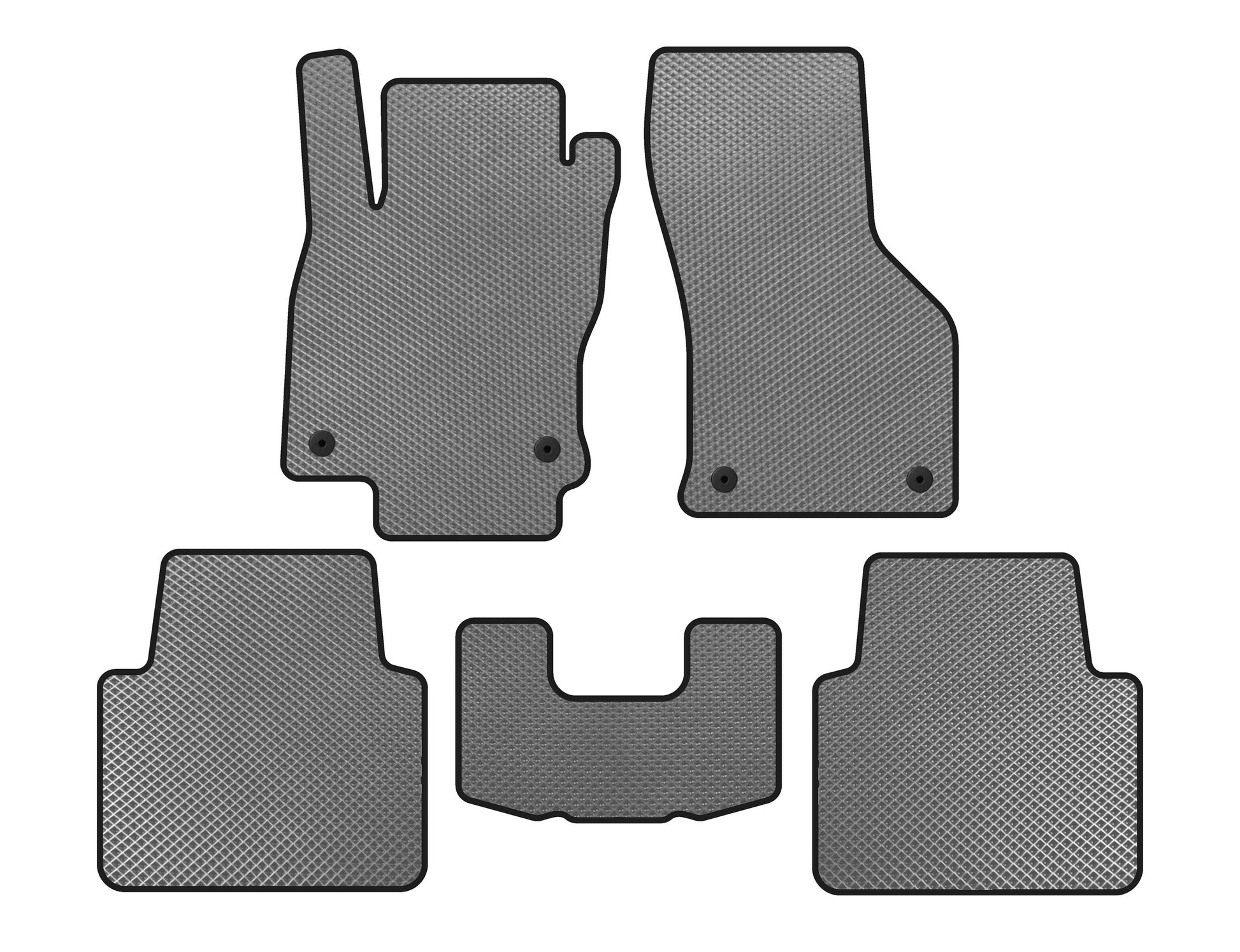 EVA Floor Mats (LB, Gray) for Volkswagen Arteon 2017-2025 - image 1