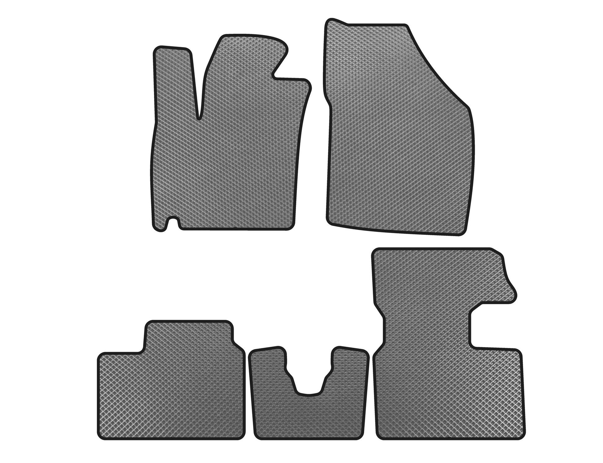 EVA Floor Mats (2016-2020, HB, Gray) for Suzuki Ignis 2016- - image 1
