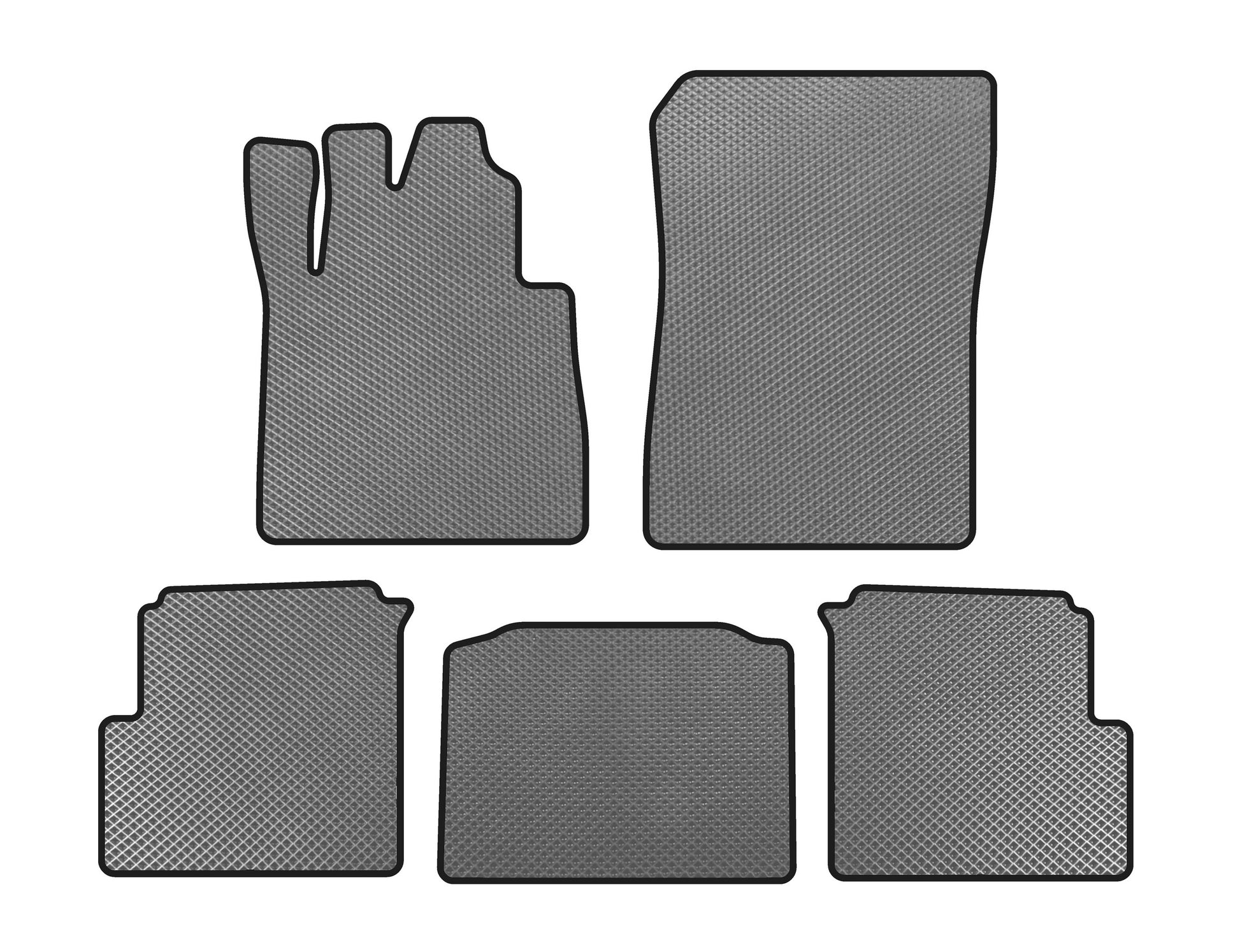 EVA Floor Mats (2012-2015, 5-Door, Gray) for Mercedes G сlass W463 1990-2018 - image 1