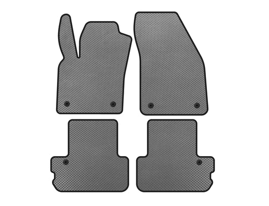 EVA Floor Mats (Cabriolet, Gray) for Volvo C70 2006-2010 - image 1