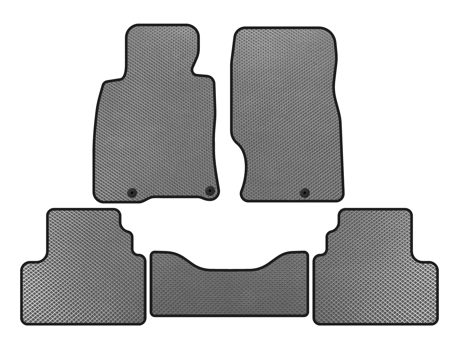 EVA Floor Mats (G25-G35, SD, Gray) for Infiniti G25/G35/37 (V36/CV36) 2006-2015 - image 1