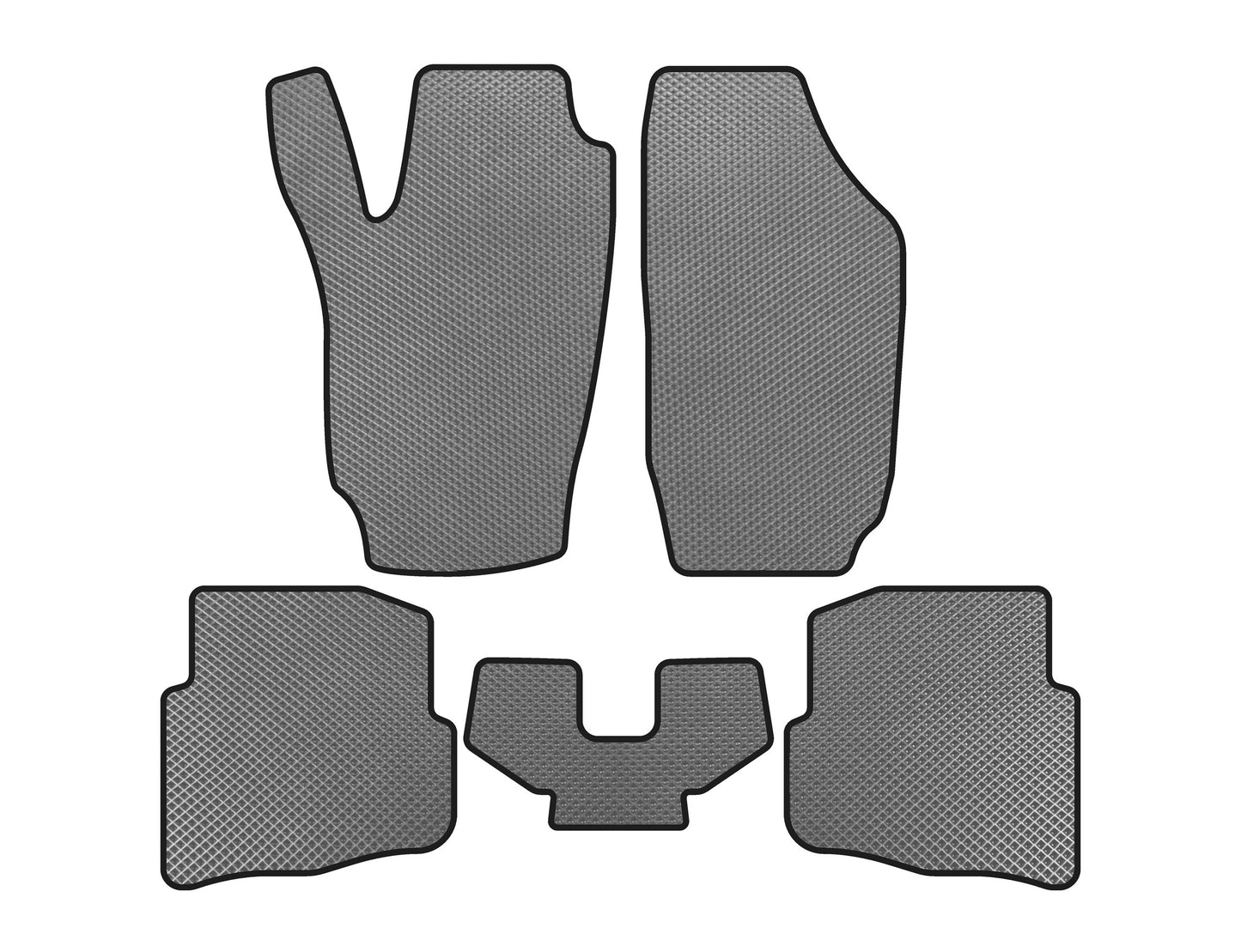 EVA Floor Mats (Gray) for Seat Ibiza 2002-2009 - image 1