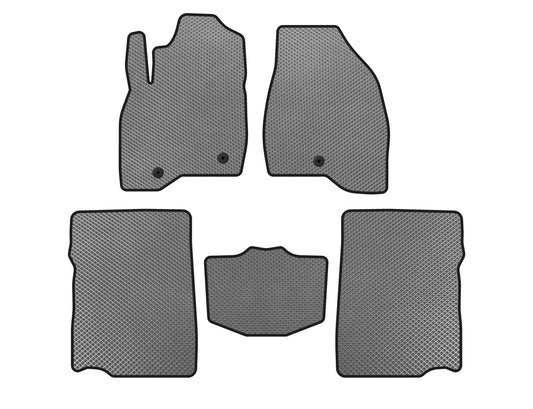 EVA floor mats (2017-2019, 2nd row, 7-seater, Gray) for Ford Explorer 2011-2019 - image 1