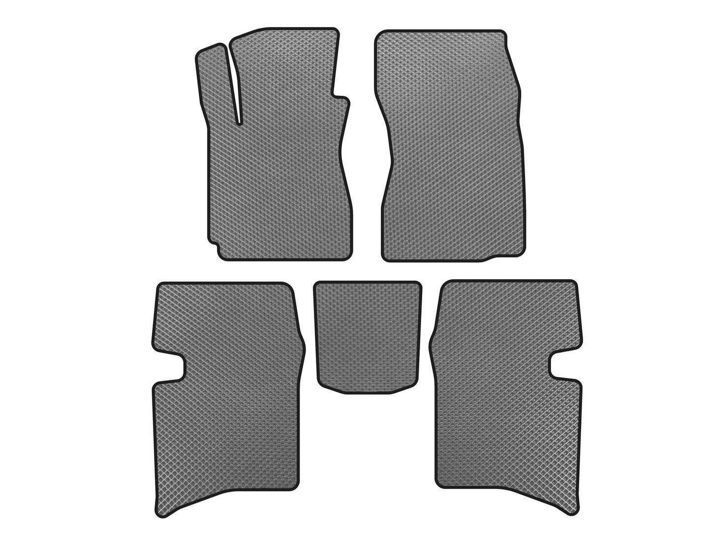 EVA Floor Mats (SD, Gray) for Geely MK 2006-2014 - image 1