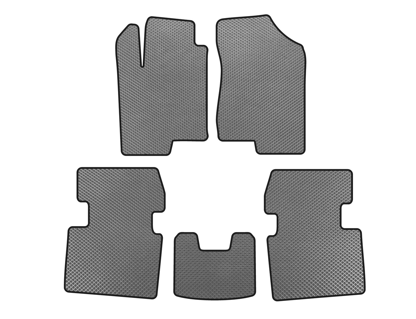 EVA Floor Mats (Gray) for Hyundai Sonata NF 2004-2009 - image 1