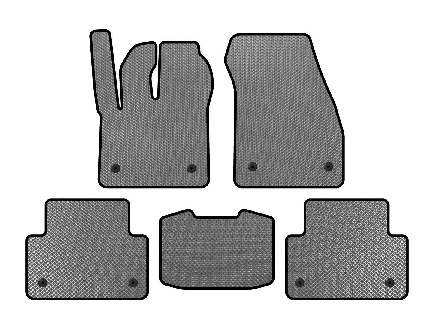 EVA Floor Mats (Gray) for Range Rover Evoque 2018- - image 1