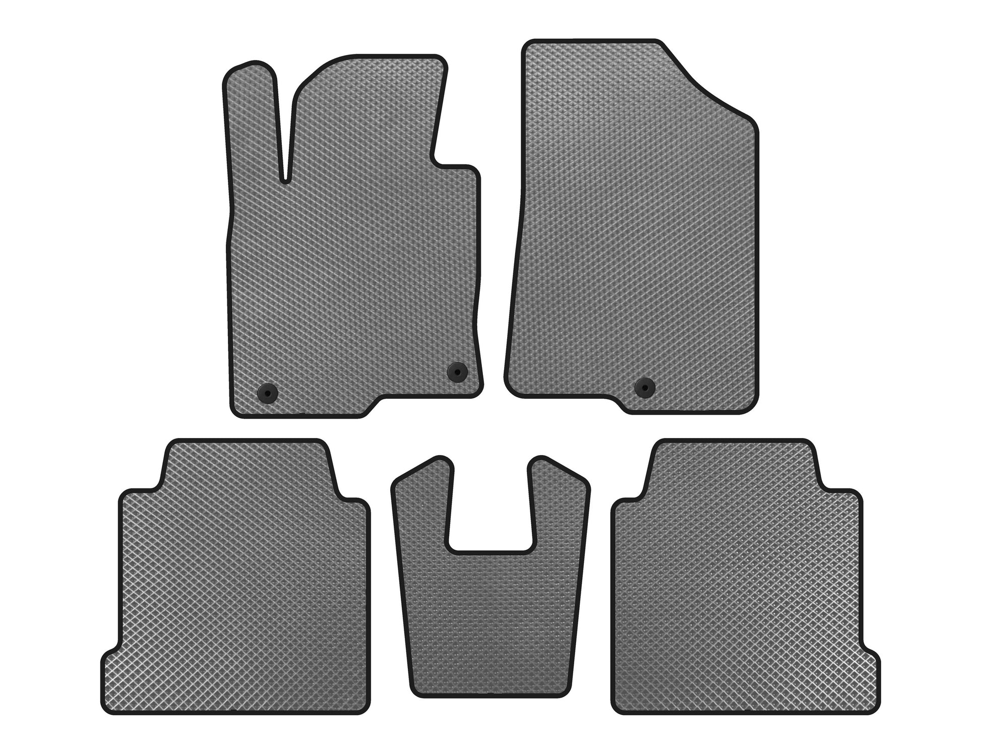 EVA Floor Mats (Gray) for Kia Cadenza 2016- - image 1
