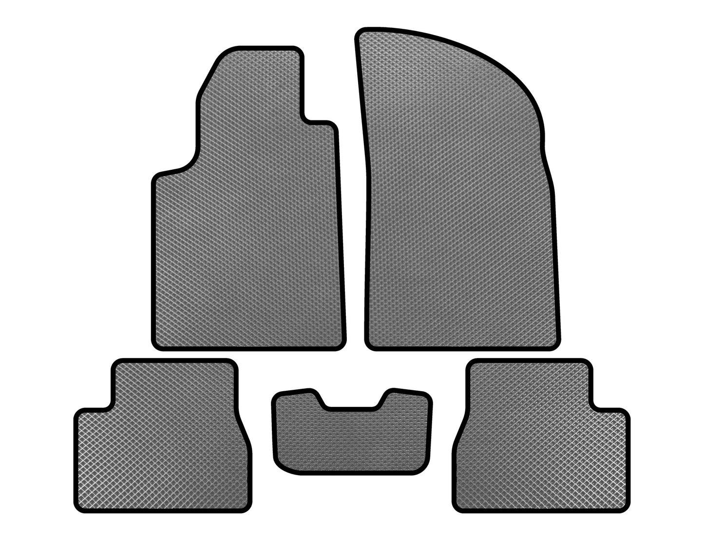 EVA Floor Mats (Gray) for Citroen C-3 2002-2009 - image 1