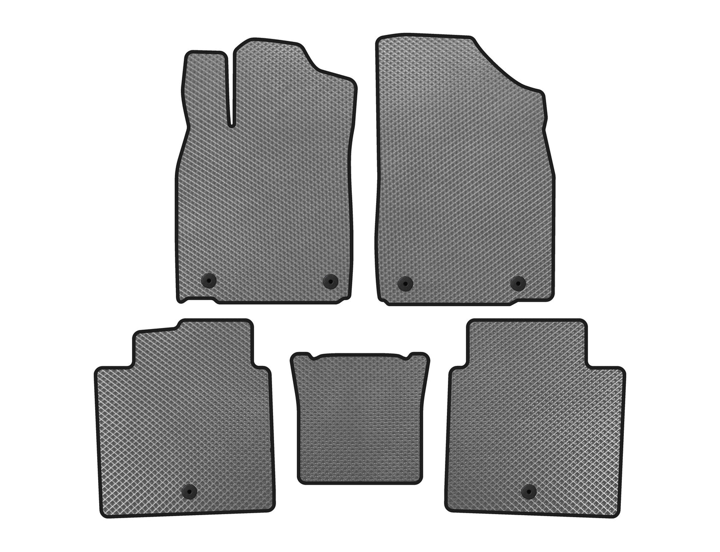 EVA Floor Mats (2012-2015, SD, Gray) for Lexus ES 2012-2018 - image 1