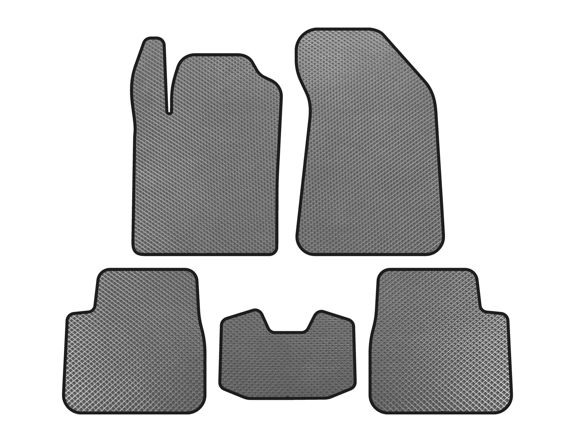 EVA Floor Mats (Gray) for Lancia Delta 2008-2014 - image 1