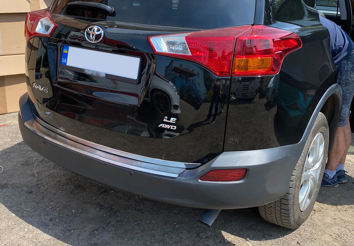 Trunk Trim OmsaLine Stainless Steel (2013-2016) for Toyota Rav 4 2013-2018 - image 1