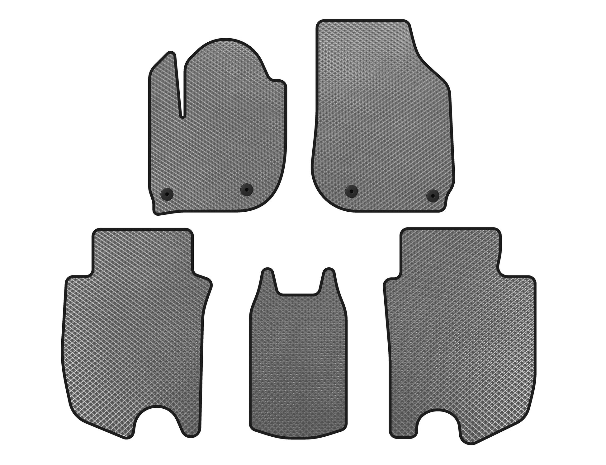 EVA mats (HB, Hybrid, Gray) for Honda FIT/Jazz 2014- - image 1