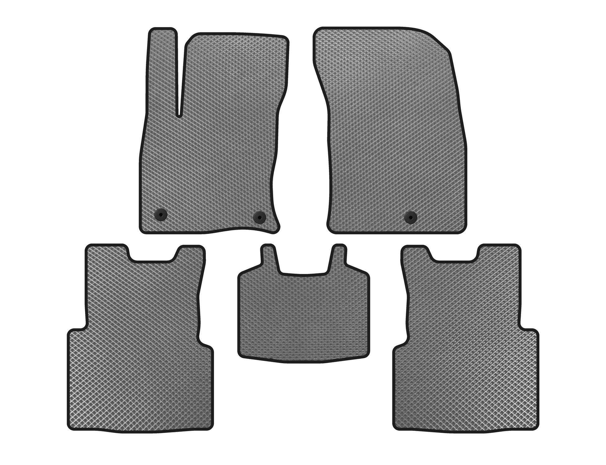 EVA Floor Mats (For Escape, Gray) for Ford Kuga/Escape 2019- - image 1