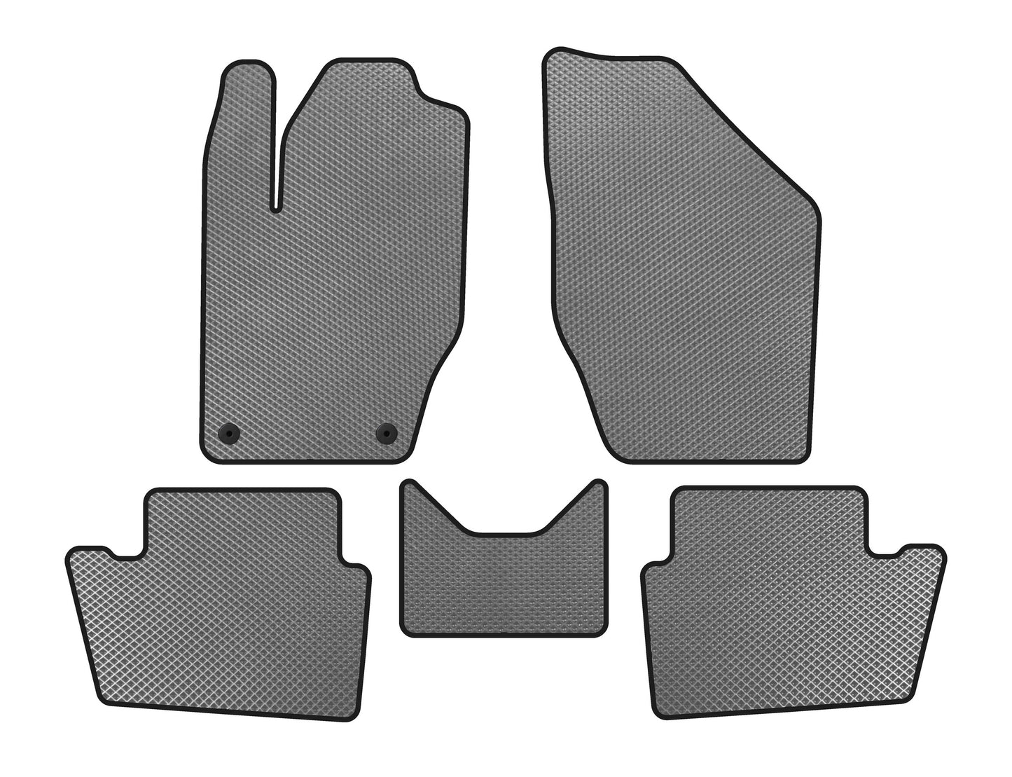 EVA Floor Mats (Gray) for Peugeot 408 2010-2018 - image 1