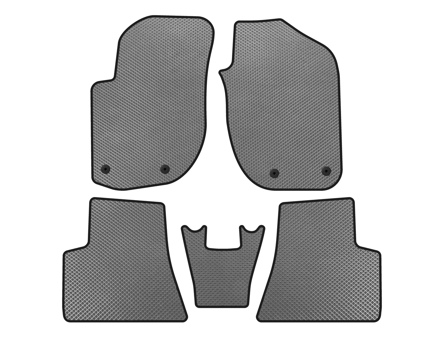 EVA Floor Mats (Gray) for Land Rover Freelander I 1997-2006 - image 1