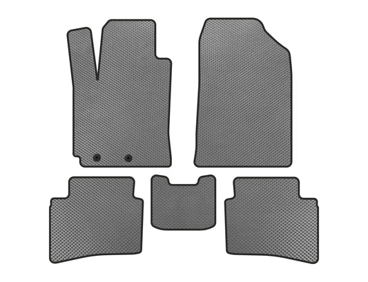 EVA Car Mats (X-Line, Gray) for Kia Rio 2017- - image 1