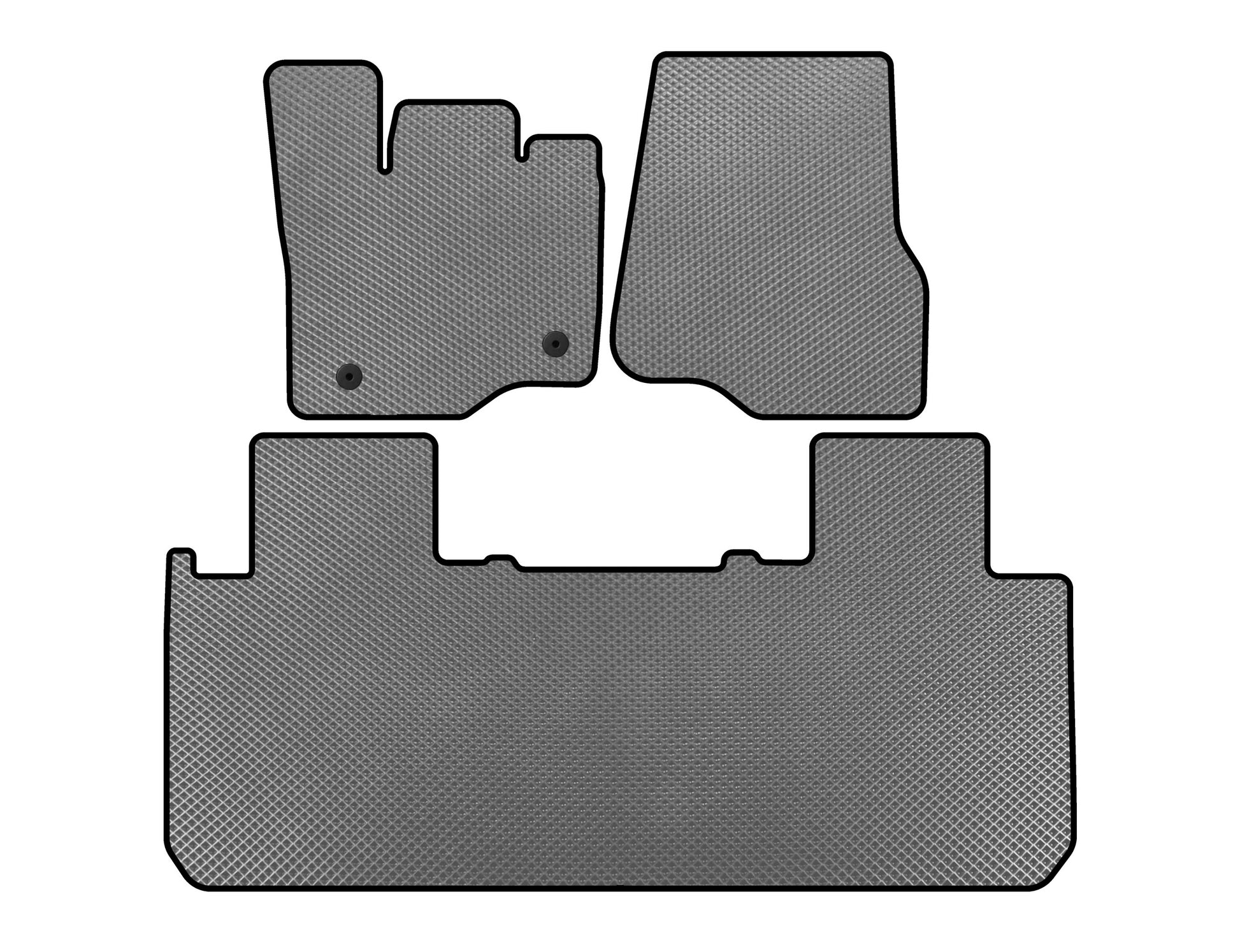 EVA Floor Mats (Gray) for Ford F-150 2014-2021 - image 1