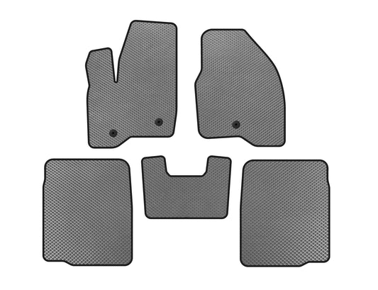 EVA Floor Mats (2 Rows, 2011-2015, Gray) for Ford Explorer 2011-2019 - image 1