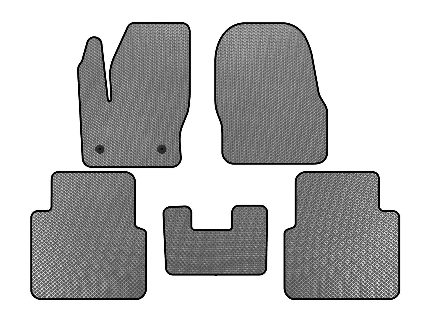 EVA Floor Mats (Gray) for Ford Connect 2014-2021 - image 1
