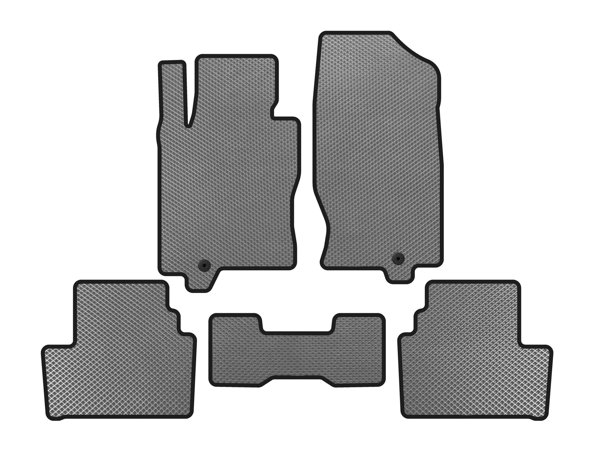 EVA Floor Mats (G35 S, Coupe, Gray) for Infiniti G25/G35/37 (V36/CV36) 2006-2015 - image 1