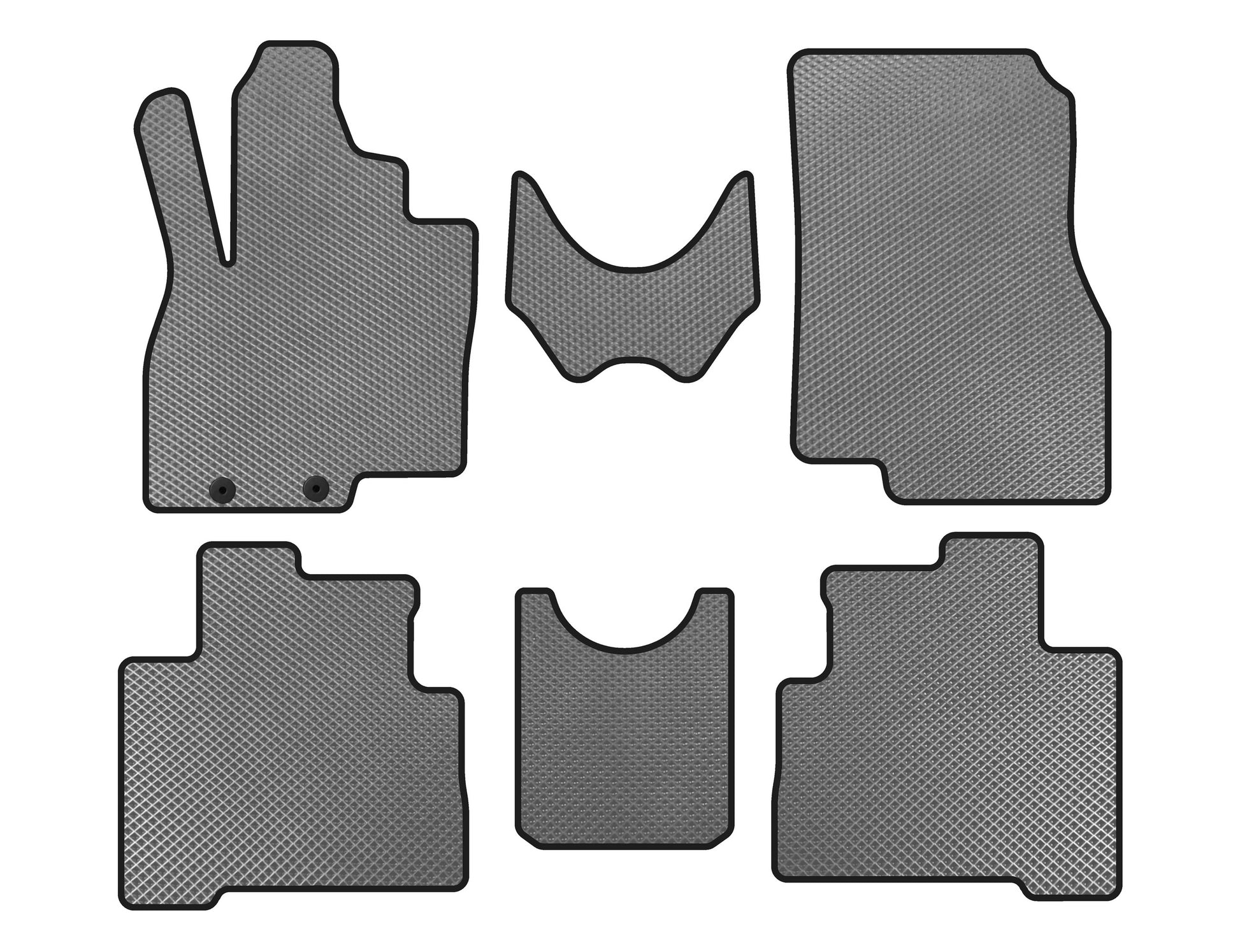 EVA mats (2 rows, Gray) for Mitsubishi Grandis 2003-2011 - image 1