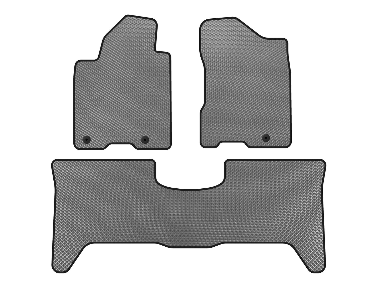 EVA floor mats (2 rows, 2003-2008, Gray) for Nissan Armada 2003-2015 - image 1