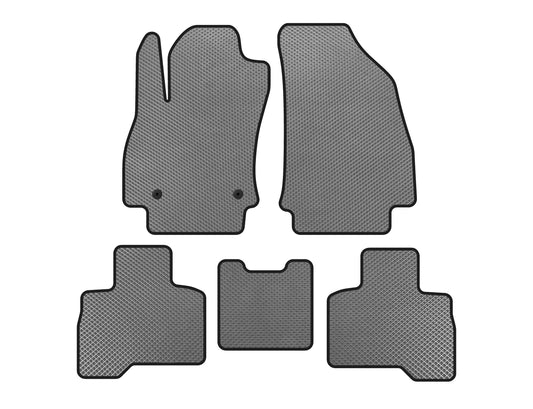 EVA Floor Mats (For Qubo 2008-2016, Grey) for Fiat Fiorino/Qubo 2008-2024 - image 1