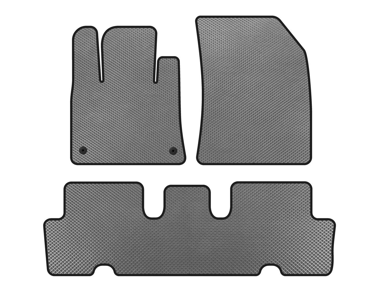 EVA Floor Mats V1 (2 Rows, Gray) for Citroen C-4 Picasso 2013-2022 - image 1