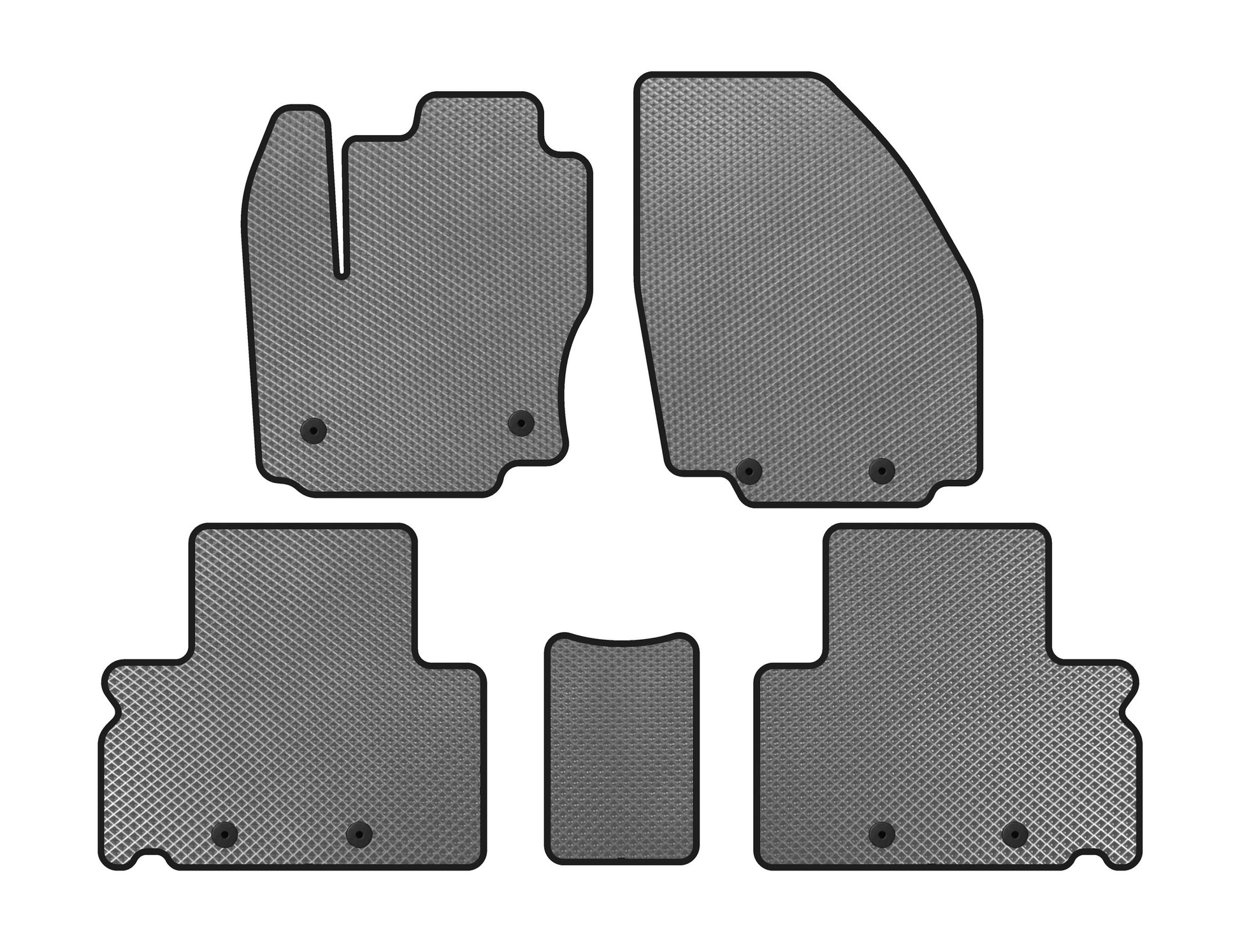 EVA Floor Mats (Gray) for Ford S-Max 2007-2014 - image 1